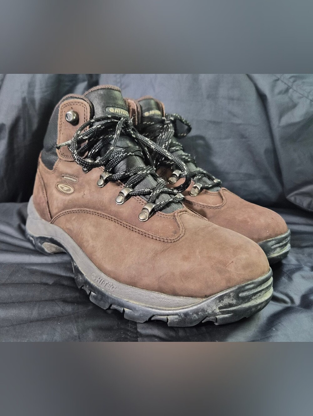Women's HI-TEC Altitude IV Waterproof Brown Leather Hiking Boots (41101) Sz. 10